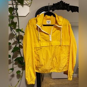 NWOT Sunday Best Jasmine Half-Zip Hooded Windbreaker Jacket (Size XS)